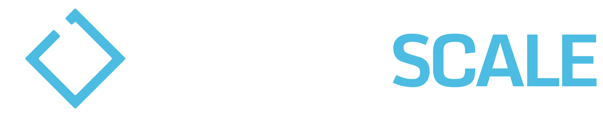 grandscale logo white